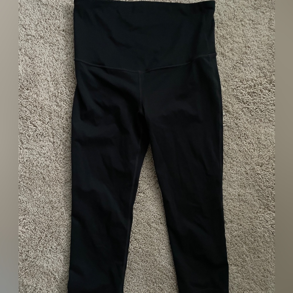 Gap Maternity Black Full Length Leggings Size Small